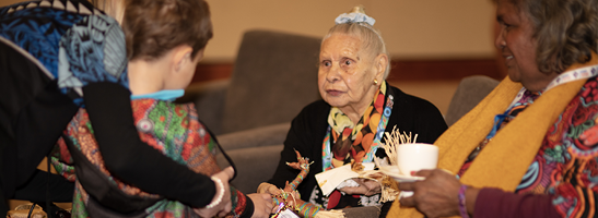 Aboriginal Elder at event