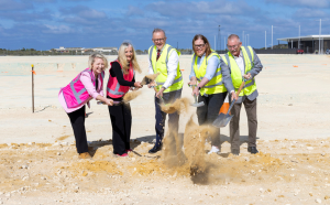 AARC sod turning