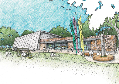 Artist impression of the Wanneroo Recreation Precinct