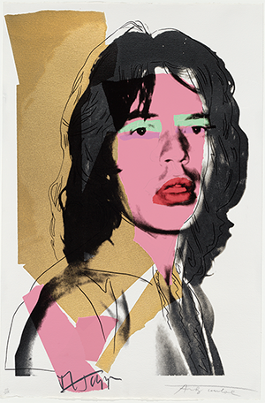 Mick Jagger 1975 - Andy Warhol art