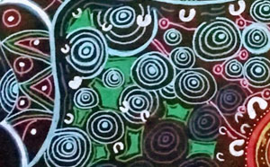 A piece of Aboriginal art