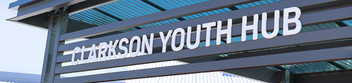 Signage for Clarkson Youth Hub