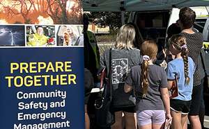 Group of people at a preparedness event 