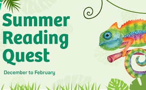 Image promoting Summer Reading Quest