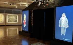 View of the Walking through a Songline exhibition