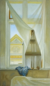 Window and Easel, Richard Gunning. Acquired 2001, Oil on Canvas