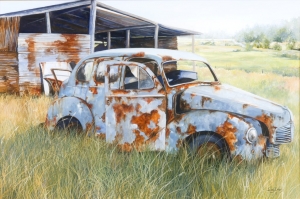 Old Girl, Janey Emery. Acquired 2002, Gouache