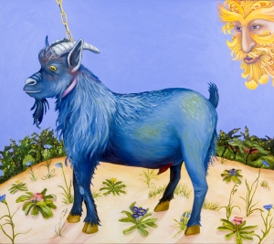 The Frightened Goat, Philip Ward-Dickson. Acquired 2001, Oil on Board