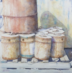 Rusty Palette, Sue Cross. Acquired 2004, Watercolour