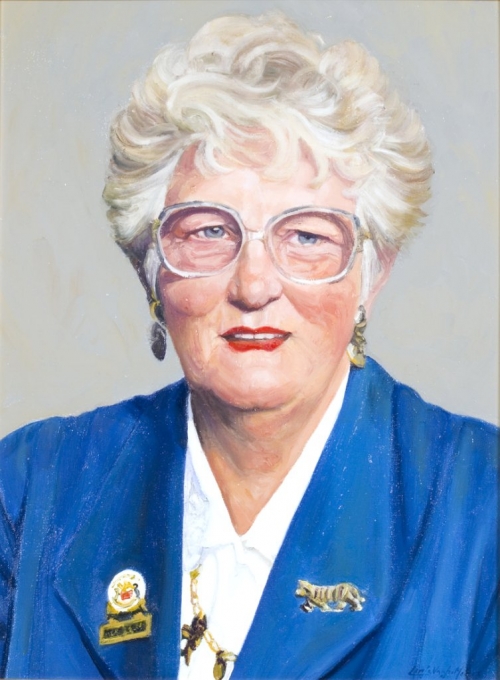 Margaret Cockman, Linda Van Der Merwe. Acquired 2005, Oil on Canvas