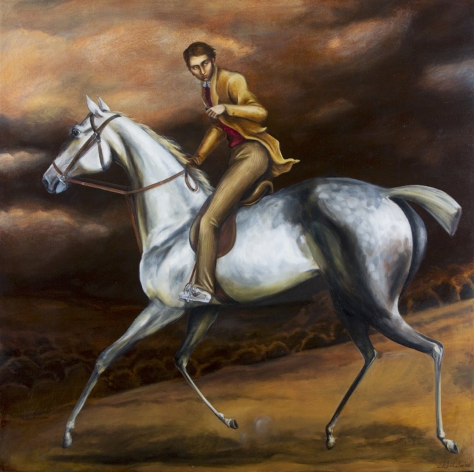Butler’s Search (Before Jauffret), Lauren Wilhelm. Acquired 2006, Oil on Canvas